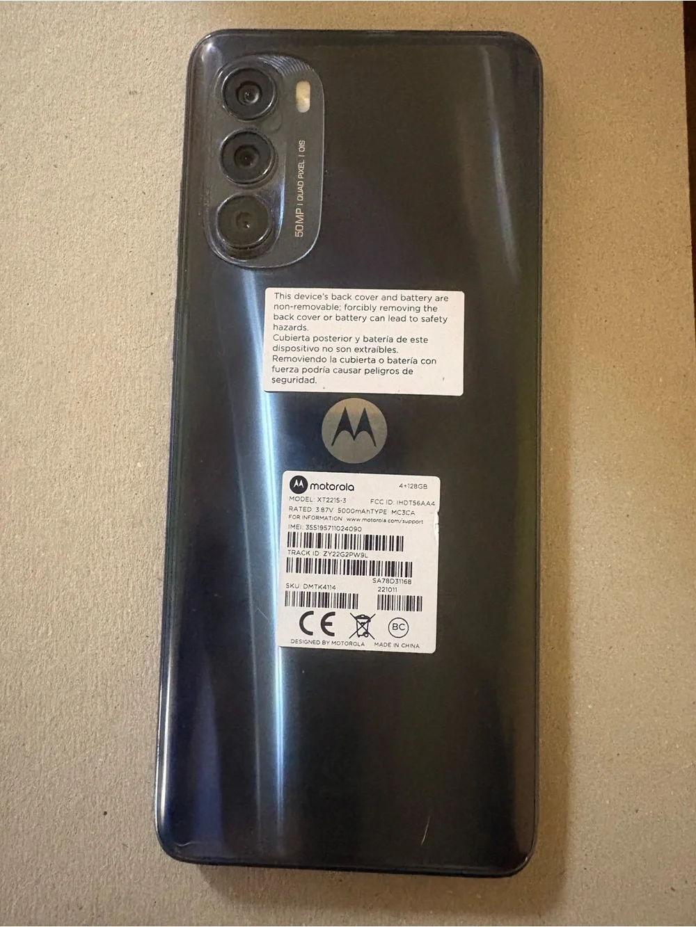 Motorola Stylus 5g Smartphone with Front And Bk Camera - Tap To Pay 50 Mp